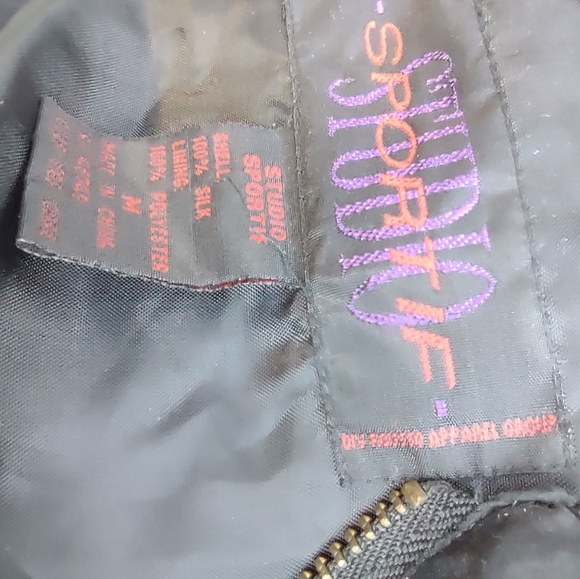 VTG 80 studded jacket windbreaker medium - Picture 13 of 13